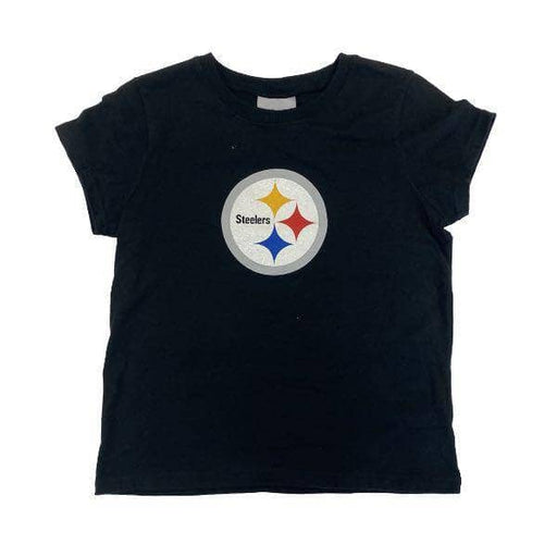 Youth Pittsburgh Steelers Sparkle Logo T-Shirt