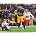 Zach Gentry Signed Running with Ball Michigan 8x10 Photo