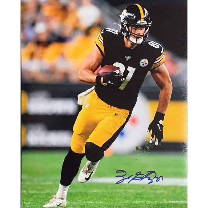 Zach Gentry Signed Running with Ball Pittsburgh Steelers 8x10 Photo